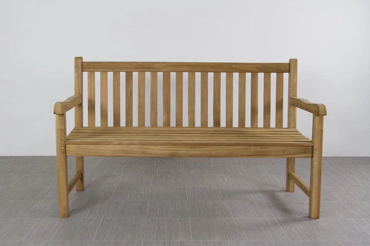 Teak Houten Tuinbank Bison - 150 Cm. 21 Teak Houten Tuinbank Bison - 150 Cm. - Afbeelding 19