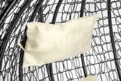 Hangstoel - Ei Stoel - Met Frame - Zwart Beige - Tot 125 Kg -Tuinbenodigdheden Bevordering 1200x800 226