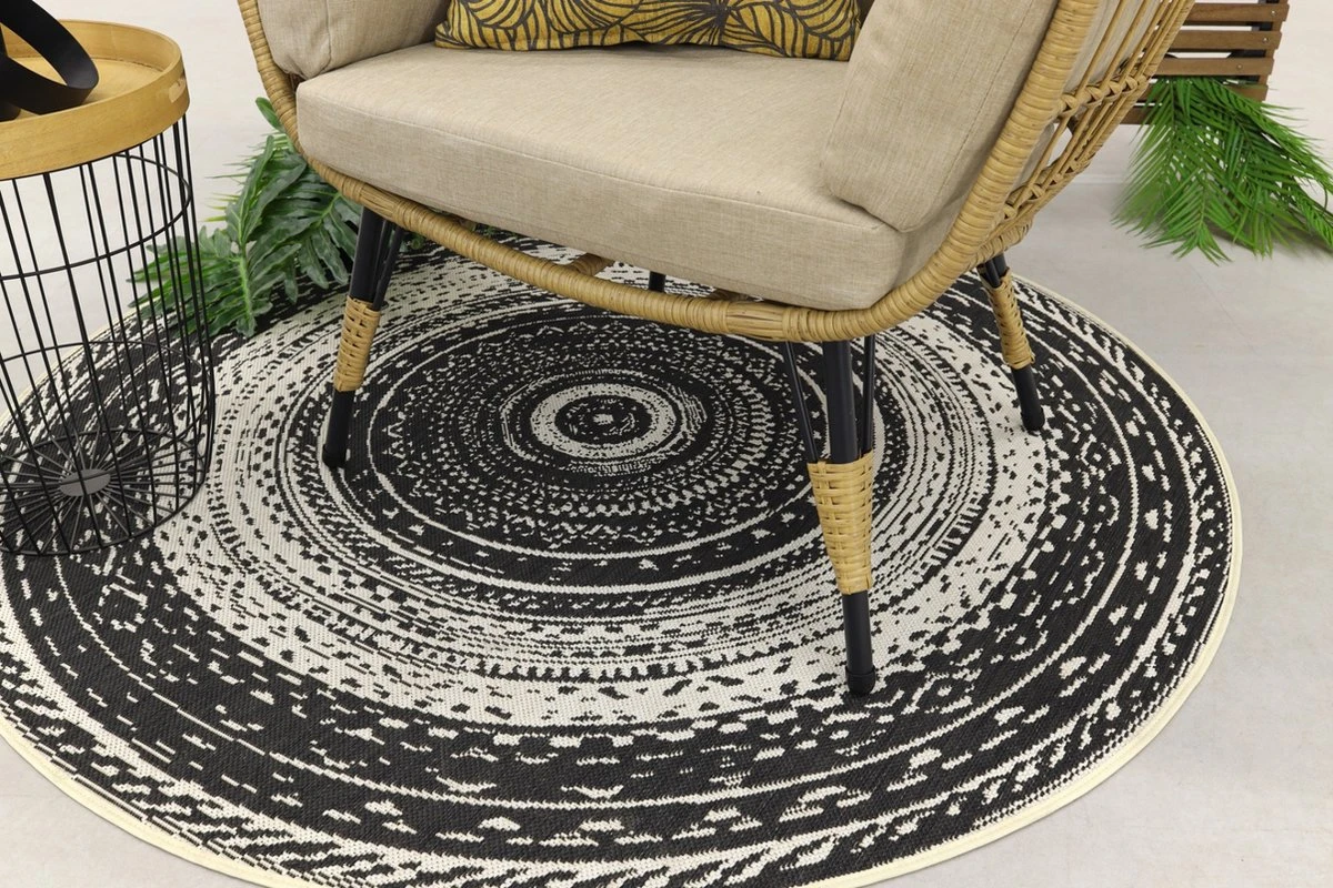 Lola Egg Relaxstoel - Natural Sand - Mand Stoel 20 Lola Egg Relaxstoel - Natural Sand - Mand Stoel - Afbeelding 18