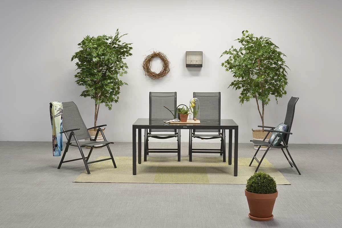 Garden Impressions Atlantis Tuintafel 150x90 Cm - Antraciet 7 Garden Impressions Atlantis Tuintafel 150x90 Cm - Antraciet - Afbeelding 5