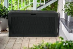 Keter Samoa Opbergbox - 270 L - 117x45x57 Cm - Grafiet -Tuinbenodigdheden Bevordering 1200x800 282