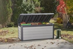 Keter Denali Opbergbox - 570L - 151,7x72,5x70cm - Grijs -Tuinbenodigdheden Bevordering 1200x800 283