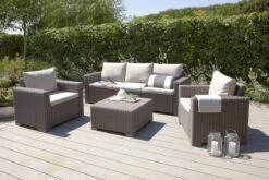 Allibert California Loungeset - 5 Personen - Cappuccino -Tuinbenodigdheden Bevordering 1200x800 322