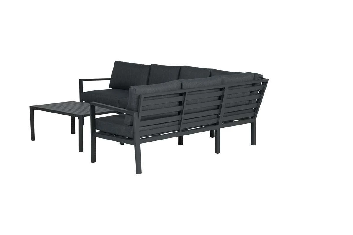Garden Impressions Lexinton Loungeset - Verstelbaar - Aluminium - Zwart 6 Garden Impressions Lexinton Loungeset - Verstelbaar - Aluminium - Zwart - Afbeelding 4