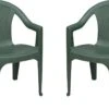 4goodz Isola Groen 2x Stapelbare Tuinstoelen - Plaatsbesparend -Tuinbenodigdheden Bevordering 1200x805 3