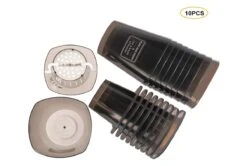 Merkloos Kruidenpot Waterreservoir Verse Kruiden Plantenpot Met Watergeefsysteem Voor Vensterbank Keuken Kruidentuin Binnen Set Van 10 Stuks Zwart -Tuinbenodigdheden Bevordering 1200x806 4