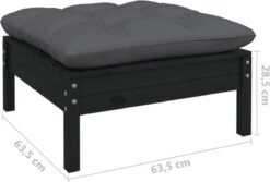 VidaXL 3-delige Loungeset Met Kussens Massief Grenenhout Zwart 24 VidaXL 3-delige Loungeset Met Kussens Massief Grenenhout Zwart -Tuinbenodigdheden Bevordering 1200x809 2