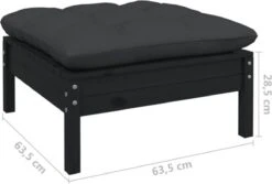 VidaXL 3-delige Loungeset Met Kussens Massief Grenenhout Zwart 28 VidaXL 3-delige Loungeset Met Kussens Massief Grenenhout Zwart -Tuinbenodigdheden Bevordering 1200x809 3