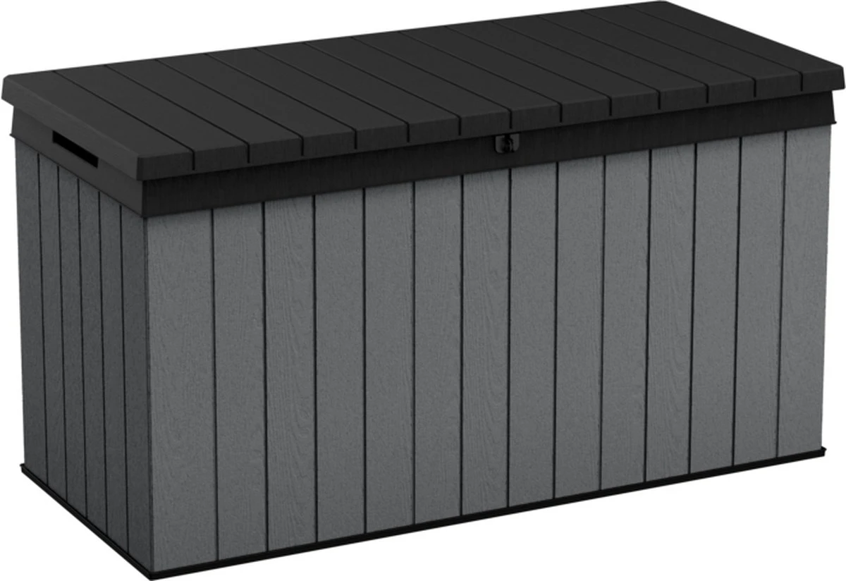 Keter Darwin Opbergbox - 570L - 142,5x65,5x78,2cm - Grijs 3 Keter Darwin Opbergbox - 570L - 142,5x65,5x78,2cm - Grijs