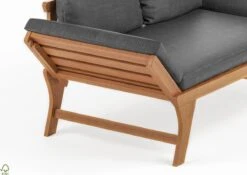 Loungebank Tuin FSC Antraciet – Makkelijk Verstelbaar Lounge Bank Balkon – Tuinbank Lounge Hardhout FSC – Perfecthomeshop -Tuinbenodigdheden Bevordering 1200x851