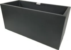 Elho Vivo Matt Finish Lang Wielen 90 - Grote Staande Plantenbak Voor Binnen & Buiten - Gemaakt Van Gereycled Plastic - L 39 X W 88 X H 41 Cm - Zwart -Tuinbenodigdheden Bevordering 1200x854 10