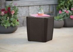 ALLIBERT Keter Luzon Opbergtafel - 39x39x43cm - Donkergrijs -Tuinbenodigdheden Bevordering 1200x857 5