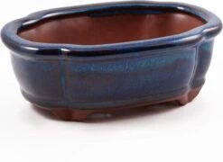 Happy Seed Keramieken Bonsai Pot (schaal) - Marine Blauw - Geglazuurd -Tuinbenodigdheden Bevordering 1200x873 5