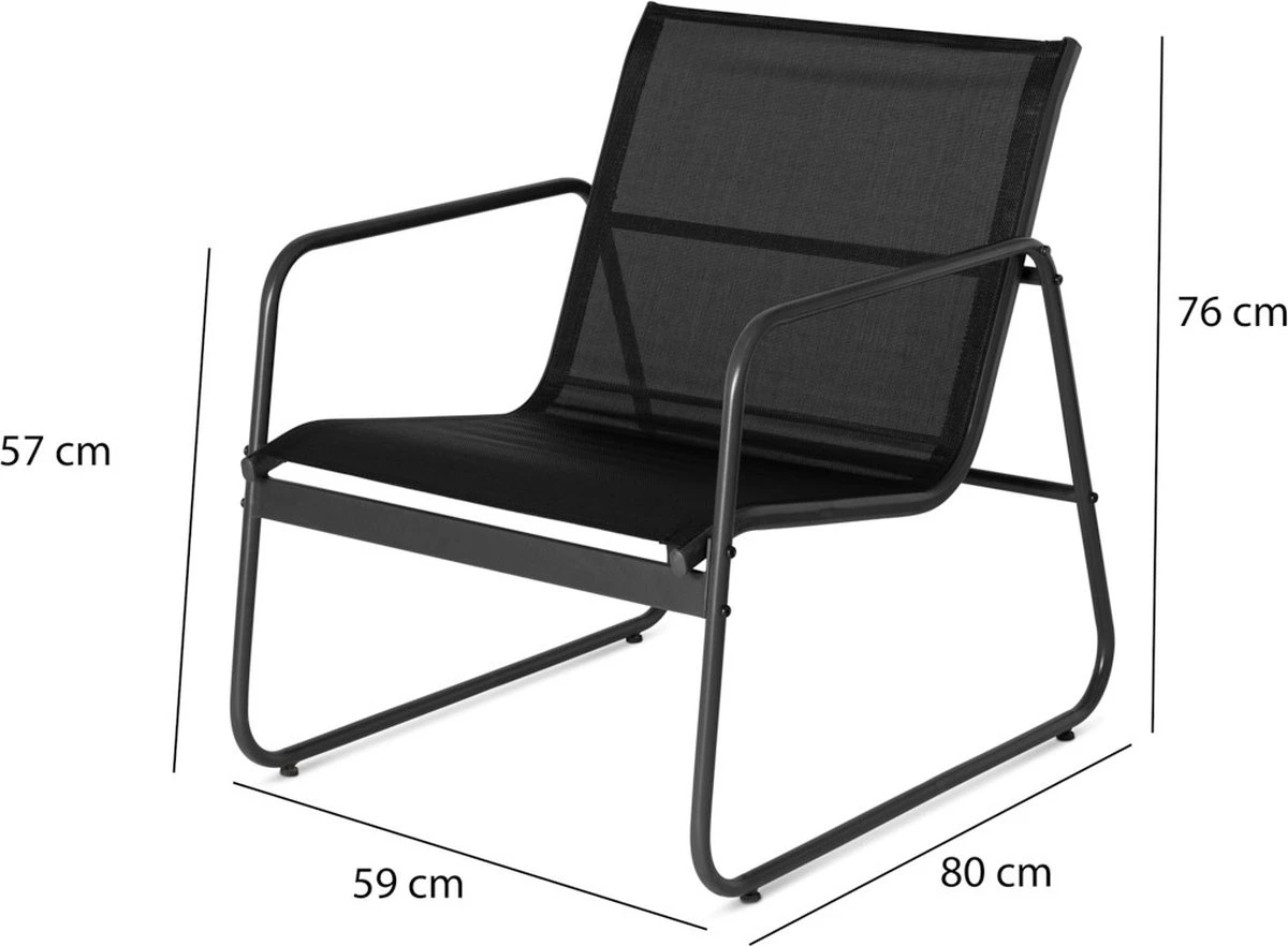 909 Outdoor Tuinset Camilla - 4-delig - Dubbele Zitbank - 2 Stoelen - Tafel - Stalenframe 8 909 Outdoor Tuinset Camilla - 4-delig - Dubbele Zitbank - 2 Stoelen - Tafel - Stalenframe - Afbeelding 6