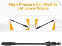 Merkloos 140 Bar Hogedrukspuitlans - Hogedrukreiniger Kärcher-opzetstuk - Verstelbare Sproeikop Voor Karcher Hogedrukreiniger - Accessoire Voor Karcher K1 K2 K3 K4 K5 K6 K7 -Tuinbenodigdheden Bevordering 1200x889 1