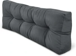 Beautissu Style – Palletkussen Set – 1x Zitkussen 120x80 Cm & 1x Rugkussen 120x40 Cm – Graphiet Grijs -Tuinbenodigdheden Bevordering 1200x895 3