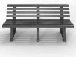 Casaria Tuinbank Orchidea – Kunststof/240kg Belastbaar – Antraciet -Tuinbenodigdheden Bevordering 1200x897