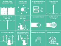 VONROC Dompelpomp RVS - Vuilwaterpomp - Waterpomp - 1100W - 20000 L/h - Voor Vuil- En Schoonwater - Met Vlotter 7 VONROC Dompelpomp RVS - Vuilwaterpomp - Waterpomp - 1100W - 20000 L/h - Voor Vuil- En Schoonwater - Met Vlotter -Tuinbenodigdheden Bevordering 1200x898 6