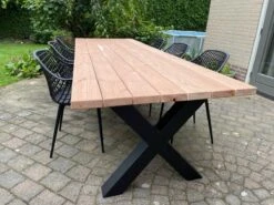 Tuintafel Douglas 300 Cm X 90 Cm | Stalen Poten | 8-10 Personen | DuuMaa -Tuinbenodigdheden Bevordering 1200x899 11