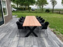 Tuintafel Douglas 300 Cm X 90 Cm | Stalen Poten | 8-10 Personen | DuuMaa -Tuinbenodigdheden Bevordering 1200x899 8
