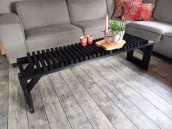 Tuinbank Design 2023 - 150CM - Grenen Hout - Zwart -Tuinbenodigdheden Bevordering 1200x900 38