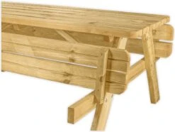 Goedkopepicknicktafels.nl | 180cm Lange Picknicktafel | Tuintafel 6 Persoons | De Luxe 180cm Lang | Geïmpregneerd Grenen Hout! -Tuinbenodigdheden Bevordering 1200x902 2
