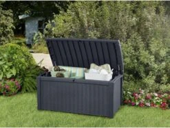 Keter - Borneo Opbergbox - 416 Liter - 129.5 X 62.5 X 70 Cm - Antraciet -Tuinbenodigdheden Bevordering 1200x907 4