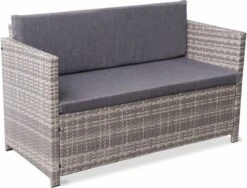 Alice's Garden Loungeset Perugia - 4 Plaatsen - Kleine Tuinset - Wicker - Grijstinten 8 Alice's Garden Loungeset Perugia - 4 Plaatsen - Kleine Tuinset - Wicker - Grijstinten -Tuinbenodigdheden Bevordering 1200x915 3