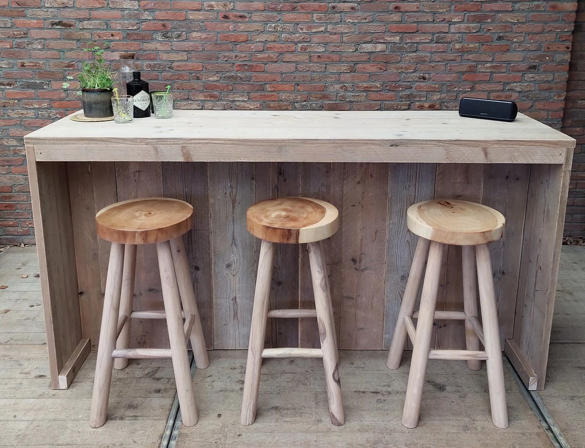 Steigerhouten Barmeubel - Aperitief Bar - Buitenbar 3 Steigerhouten Barmeubel - Aperitief Bar - Buitenbar