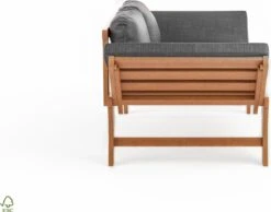 Loungebank Tuin FSC Antraciet – Makkelijk Verstelbaar Lounge Bank Balkon – Tuinbank Lounge Hardhout FSC – Perfecthomeshop -Tuinbenodigdheden Bevordering 1200x942 1