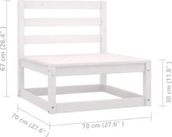 Decoways - 6-delige Loungeset Met Kussens Massief Grenenhout Wit -Tuinbenodigdheden Bevordering 1200x958 1