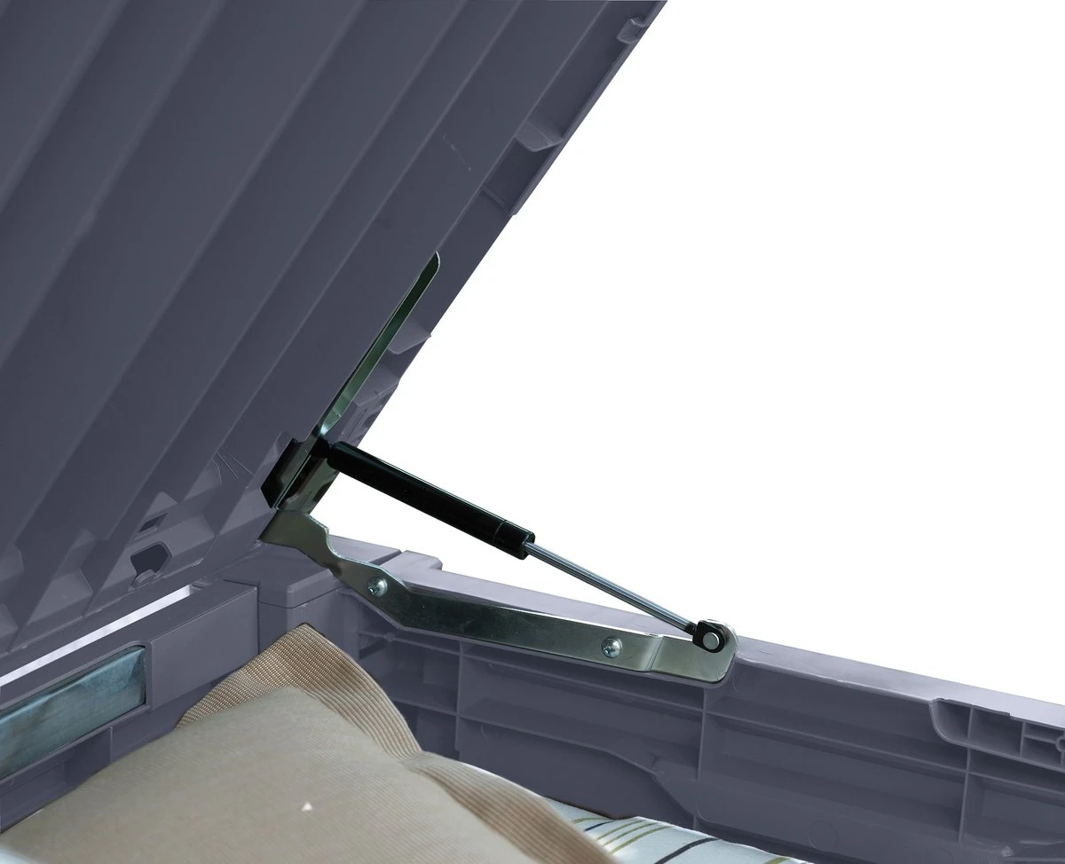 Keter Brightwood Opbergbox - 455L - 145x69,7x60,3 Cm - Grafiet 5 Keter Brightwood Opbergbox - 455L - 145x69,7x60,3 Cm - Grafiet - Afbeelding 3