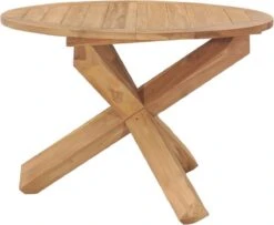 VidaXL Tuintafel Ø110x75 Cm Massief Teakhout -Tuinbenodigdheden Bevordering 1200x985 2