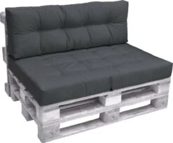 Beautissu Eco Elements Palletkussen – Rugkussen 120x40x15 Cm Voor Palletbank - Kussen Graphiet Grijs - Palletkussens In Matraskussen Kwaliteit -Tuinbenodigdheden Bevordering 1200x995 6