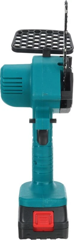 Merkloos Mini Accu Kettingzaag - 4 Inch Elektrische Boomzaag - Handkettingzaag - Met 2 Accu En 1 Oplader - Voor Tuinboom Ranch Bomen Snijden Hout- Blauw -Tuinbenodigdheden Bevordering 372x1200