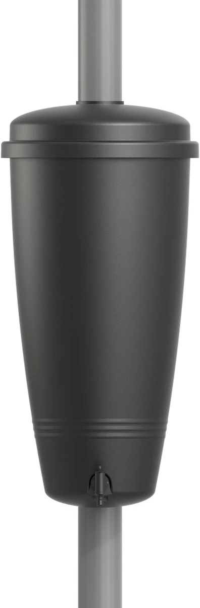 Elho Green Basics Rain Catcher 33 - Regenton Voor Balkonbuiten - Ø 33.5 X H 73.5 Cm - Zwart/Living Black 10 Elho Green Basics Rain Catcher 33 - Regenton Voor Balkonbuiten - Ø 33.5 X H 73.5 Cm - Zwart/Living Black - Afbeelding 8