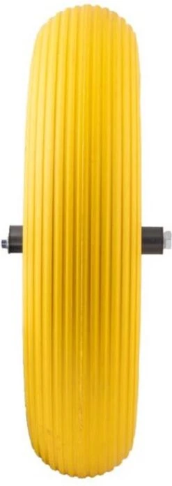 GARDENGEAR Kruiwagenwiel 4.00-8 Pu Plastic Geel -Tuinbenodigdheden Bevordering 425x1200