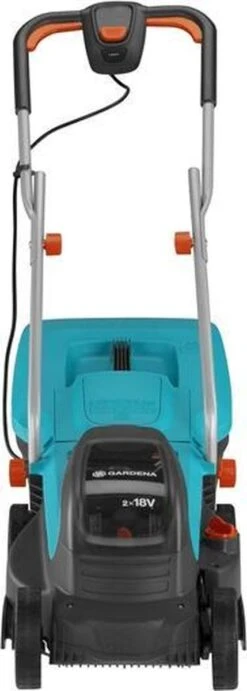 GARDENA - PowerMax 32/36V P4A Ready To Use Set - Grasmaaier (gemotoriseerd) - Maaihoogte 60mm - Snijbreedte 32 Cm -Tuinbenodigdheden Bevordering 429x1200