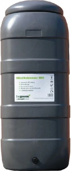 Harcostar Rainsaver Regenton 100 Liter Antraciet Met Vulautomaat En 3 Delige Voet -Tuinbenodigdheden Bevordering 498x1200
