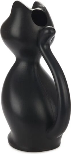 Balvi Meow! Kat Gieter - Zwart -Tuinbenodigdheden Bevordering 554x1200 1