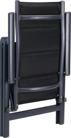 Casaria Tuinstoel Aluminium - 2 Stuks Inklapbaar - Antraciet -Tuinbenodigdheden Bevordering 621x1200