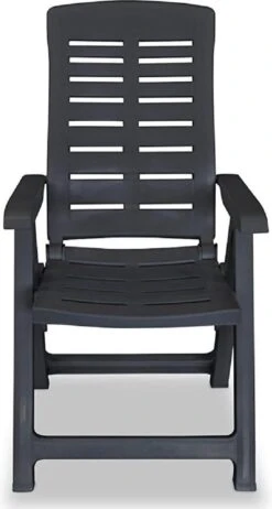 MaxxGarden Tuinstoel - Verstelbare Stoel Met Armleuningen - Zwart -Tuinbenodigdheden Bevordering 641x1200