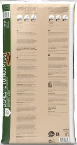 Pokon Bio Bemeste Tuincompost - 20l - Bodemverbeteraar - Geschikt Voor Ophoging En Aanplanten -Tuinbenodigdheden Bevordering 642x1200 1