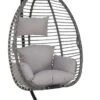 Pro Garden Lowander Hangstoel Egg 191x126x126- Schommelstoel Met Rattan Cocoon En Robuust Stalen Standaard Incl. Kussens - Volledig Inklapbaar - Lichtgrijs 1 Pro Garden Lowander Hangstoel Egg 191x126x126- Schommelstoel Met Rattan Cocoon En Robuust Stalen Standaard Incl. Kussens - Volledig Inklapbaar - Lichtgrijs -Tuinbenodigdheden Bevordering 667x1200
