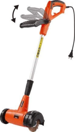 Kibani Elektrische Onkruidborstel 400W - Inclusief 2 Borstels - 11cm Diameter - Voegenreiniger - Stalen En Nylon Borstel - Voegenborstel - Onkruidverwijderaar - Onkruidverdelger - Voegborstel -Tuinbenodigdheden Bevordering 686x1200