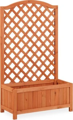Relaxdays Plantenbak Met Klimrek - Bloembak Trellis - Rankhulp Hout - Voor Klimplanten 19 Relaxdays Plantenbak Met Klimrek - Bloembak Trellis - Rankhulp Hout - Voor Klimplanten -Tuinbenodigdheden Bevordering 734x1200 1