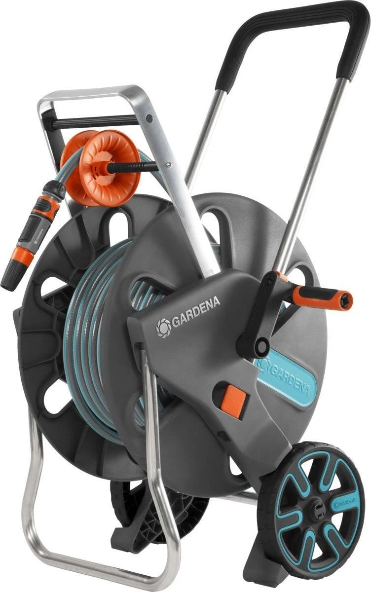 GARDENA - AquaRoll L CleverRoll L Easy Set Slangenwagen - Maximaal 50 Meter - Verstelbare Handgreep 9 GARDENA - AquaRoll L CleverRoll L Easy Set Slangenwagen - Maximaal 50 Meter - Verstelbare Handgreep - Afbeelding 7