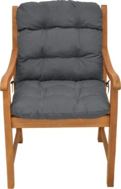 Beautissu Flair NL – Set Van 2 Tuinkussen Lage Rug Antraciet – 100x50 Cm – Zitkussen Matraskussen Voor Tuin Meubelen -Tuinbenodigdheden Bevordering 772x1200 2