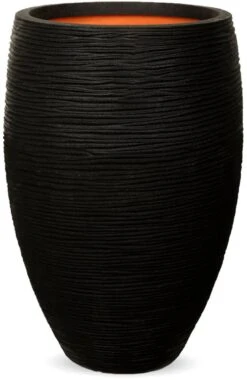 Capi Europe - Vaas Elegant Deluxe Rib NL - 40x60 - Zwart - Voor Binnen En Buiten - KBLR1131 39 Capi Europe - Vaas Elegant Deluxe Rib NL - 40x60 - Zwart - Voor Binnen En Buiten - KBLR1131 -Tuinbenodigdheden Bevordering 779x1200 1