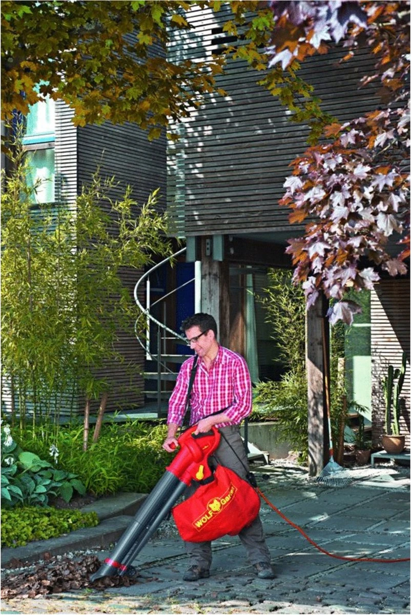 WOLF-Garten Elektrische Bladblazer LBV 2600 E - Motor 2600 Watt - Opvangzak 50 Liter - Reductie Ratio 10:1 5 WOLF-Garten Elektrische Bladblazer LBV 2600 E - Motor 2600 Watt - Opvangzak 50 Liter - Reductie Ratio 10:1 - Afbeelding 3